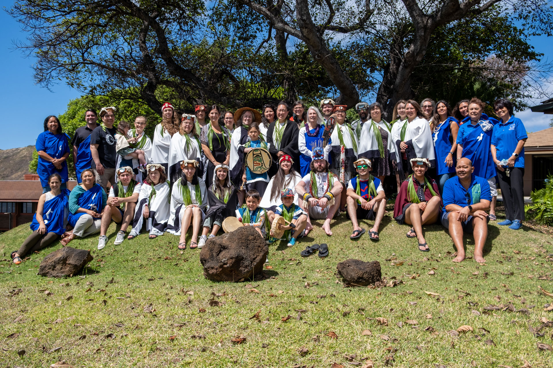 2022 NIC Indigenous Language Revitalization Field School  with Kapi’olani Community College students and employees