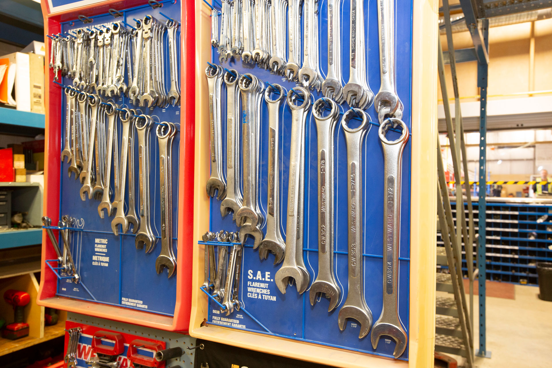 Tool storage at the Campbell River campus